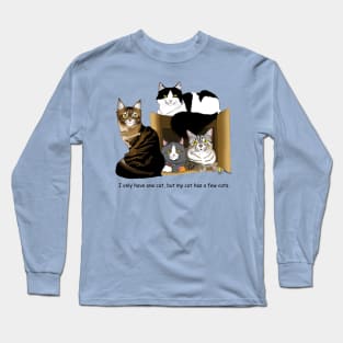 My Cat has Cats. Long Sleeve T-Shirt